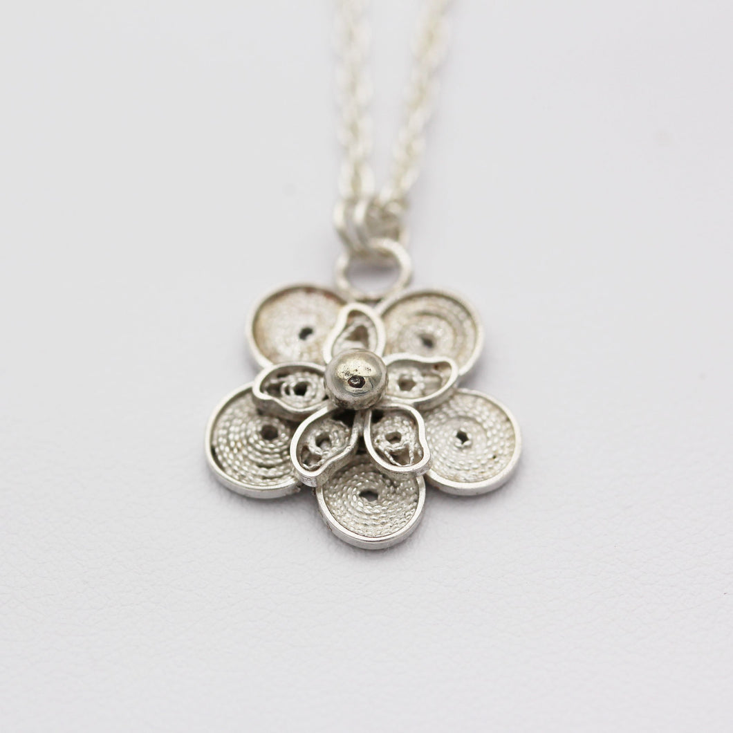 Collier - Double fleur